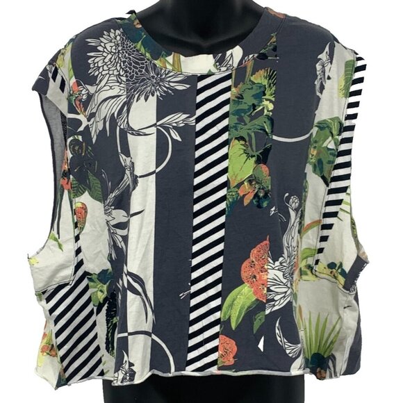 Free People Tops - NEW Free People Movement Womens Sleeveless Multicolored Stripe Tank Top Medium